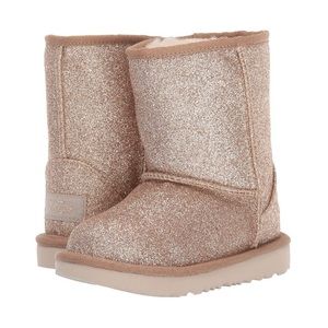 Gold Glitter Uggs